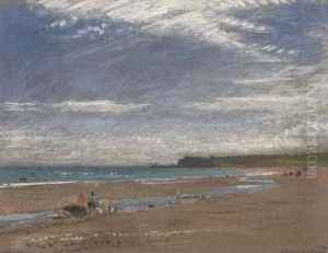 Whitby Sands by Albert Goodwin