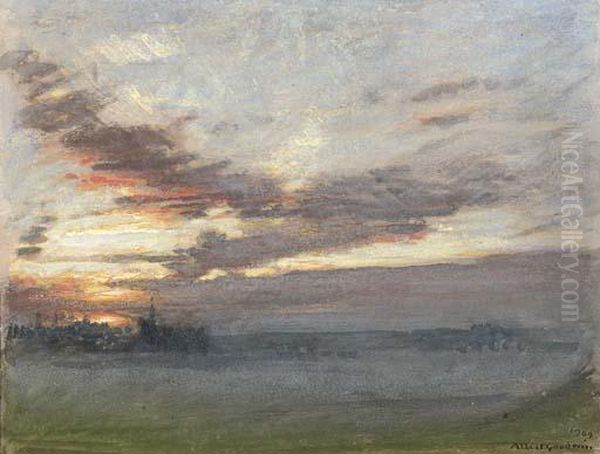 Sunset, Norfolk - view 1