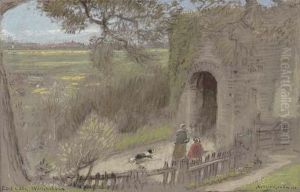 East Gate, Winchelsea by Albert Goodwin