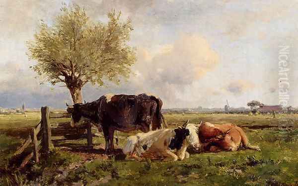 Resting Cows - view 1