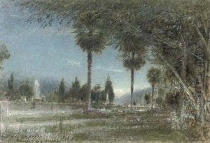 Moonlight In The Gardens, Pallanza, Lago Maggiore Moonlight In The Gardens, Pallanza, Lago Maggiore