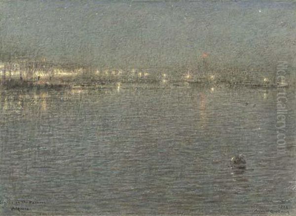Lights In The Harbour, Algiers - view 1
