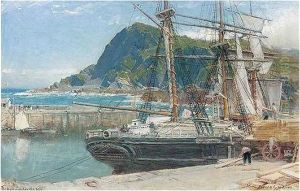 The Haven Under The Hill by Albert Goodwin
