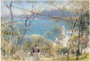 Lake Maggiore by Albert Goodwin