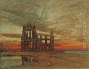 Whitby Abbey, North Yorkshire by Albert Goodwin