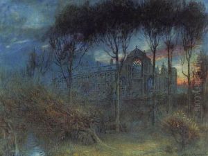 Dusk: The Ruins Of Holyrood Abbey, Edinburgh