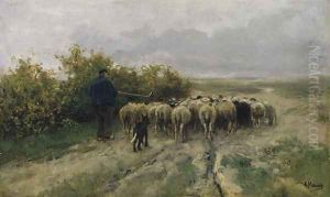 Returning Home, End of the Day by Anton Mauve