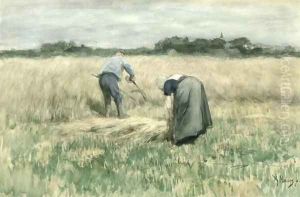 The Harvest by Anton Mauve
