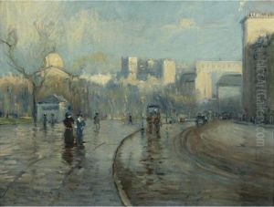 Early Morning Tremont Street Boston by Arthur C. Goodwin
