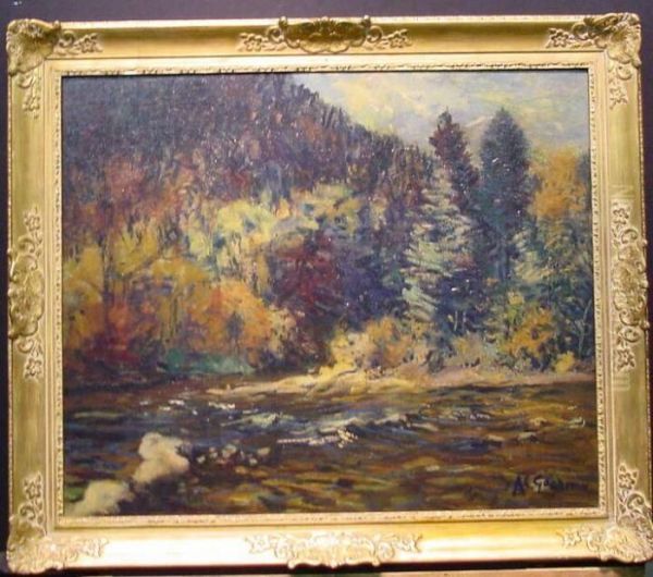 Stream In Autumn - view 1