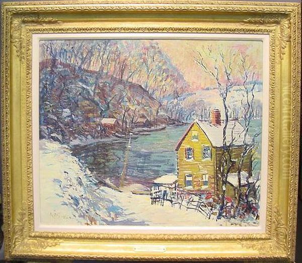Spuyten Duyvil In Winter - view 1