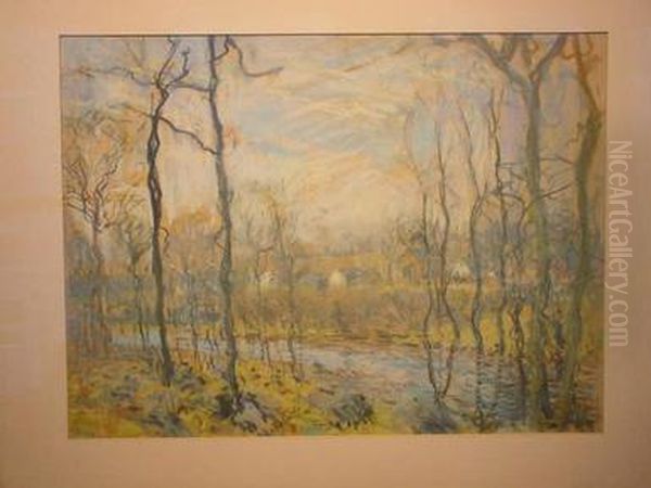 A View Through The Valley And Winter Stream: Two - view 1