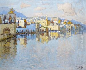 Under The Summer Sun, Palestine. by Konstantin Ivanovich Gorbatov