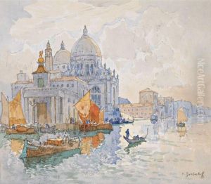 Santa Maria Della Salute, Venice by Konstantin Ivanovich Gorbatov