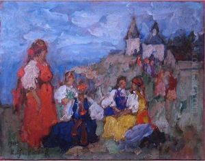 Women In A Landscape Women In A Landscape