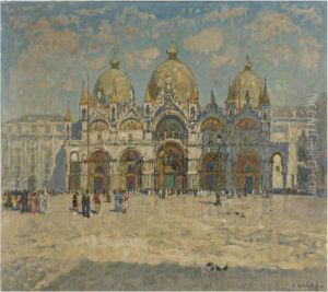 San Marco, Venice by Konstantin Ivanovich Gorbatov