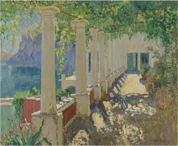 Sunlit Terrace, Capri - view 1