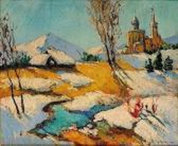 Eglise Russe Sous La Neige - view 1
