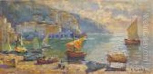Sun Over The Harbour by Konstantin Ivanovich Gorbatov