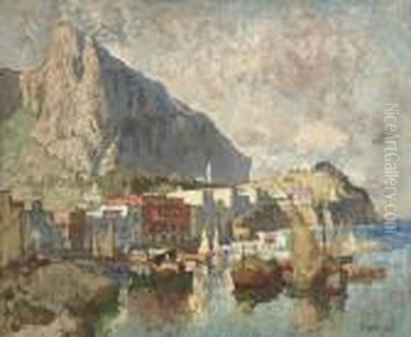 Fishing Boats Off Capri - view 1