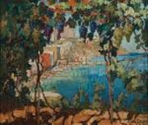 Capri - Marina Grande Con Lava by Konstantin Ivanovich Gorbatov