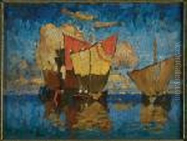 Shipping Off The Venetian Coast - view 1