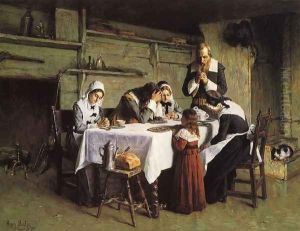 Pilgrims' Grace by Henry Mosler