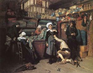 Buying the Wedding Trousseau by Henry Mosler