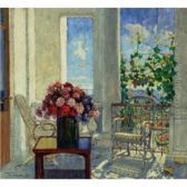 Flowers On The Veranda - view 1