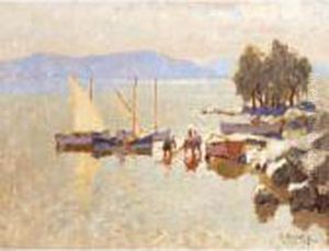 Sailing Boats On The Lake Sailing Boats On The Lake