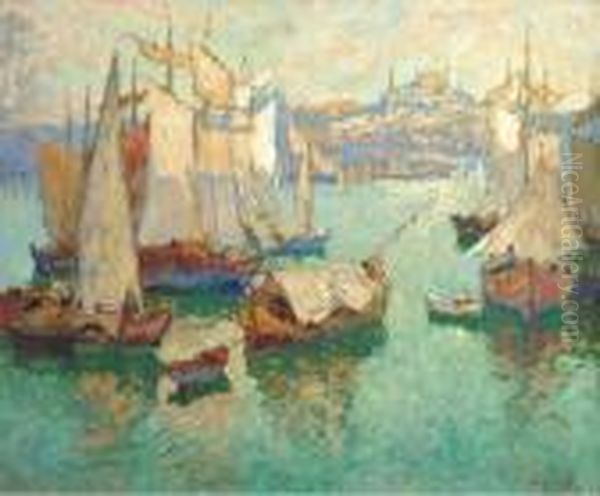Constantinople Harbour - view 1