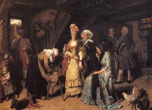 Visit of the Marquese by Henry Mosler