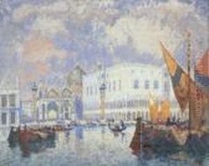 In Venedig by Konstantin Ivanovich Gorbatov