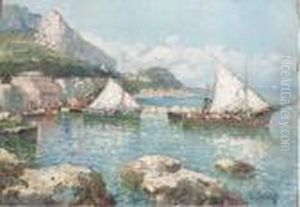 View Of Capri by Konstantin Ivanovich Gorbatov