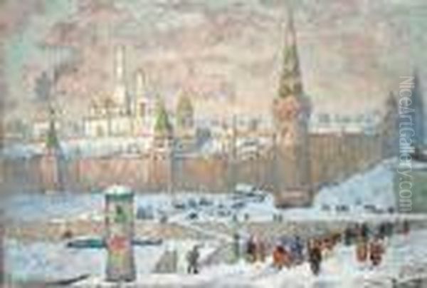 Winter View Of The Kremlin, Moscow - view 1