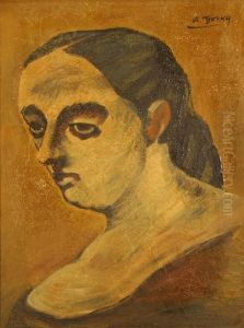 Head Of A Woman by Arshile Gorky