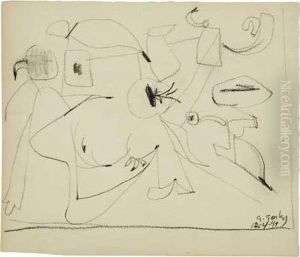 Composition by Arshile Gorky