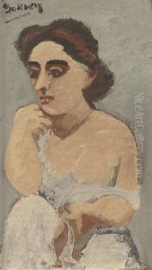 Portrait Of A Woman (the Artist's Wife) by Arshile Gorky