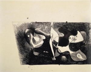 Study For Nighttime, Enigma And Nostalgia by Arshile Gorky