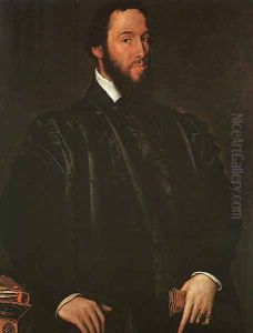 Portrait of Anton Perrenot de Granvelle 1549 by Anthonis Mor Van Dashorst