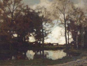 The Vordense Beek In Autumn by Arnold Marc Gorter