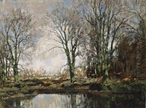 An Autumn Landscape by Arnold Marc Gorter