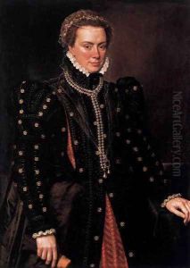 Margaret, Duchess of Parma by Anthonis Mor Van Dashorst