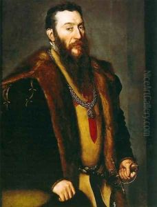 Portrait of Giovanni Battista di Castaldo by Anthonis Mor Van Dashorst