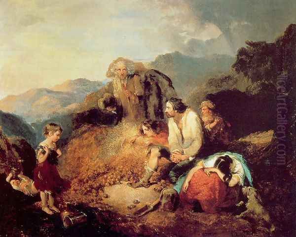 The Discovery of the Potato Blight - view 1