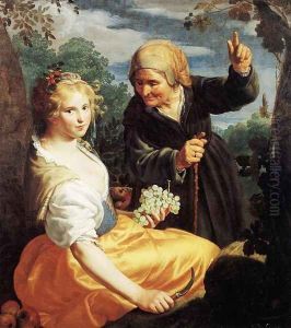 Vertumnus and Pomona by Paulus Moreelse