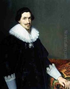 Portrait of Mr van Voorst by Paulus Moreelse