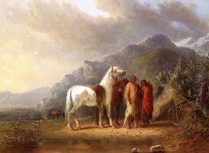 Sioux Camp by Alfred Jacob Miller