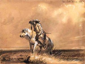 The Lost 'Green-horn' by Alfred Jacob Miller