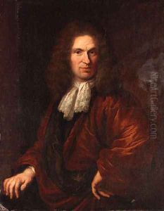 Portrait of a Gentleman, half-length, in a brown coat